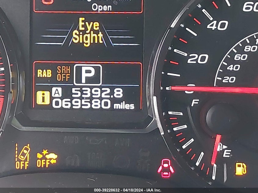 2019 SUBARU WRX LIMITED - JF1VA1P66K8820435