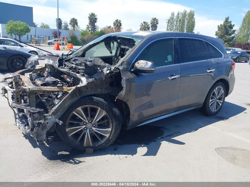 2018 Acura Mdx Technology Package Acurawatch Plus Pkg VIN: 5J8YD4H53JL022686 Lot: 39228646