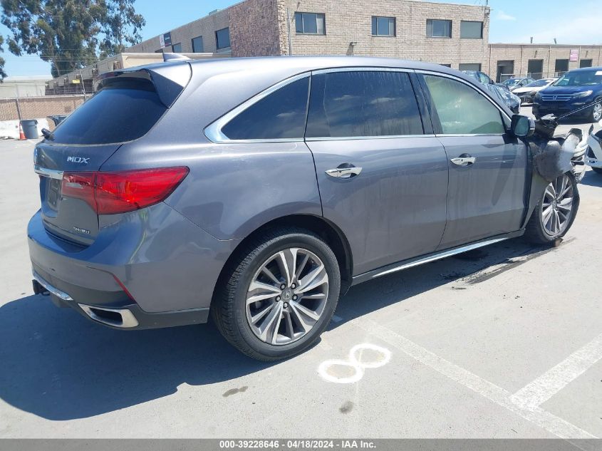 2018 Acura Mdx Technology Package Acurawatch Plus Pkg VIN: 5J8YD4H53JL022686 Lot: 39228646