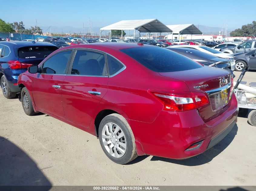 2017 Nissan Sentra Sv VIN: 3N1AB7AP6HY401947 Lot: 39252087