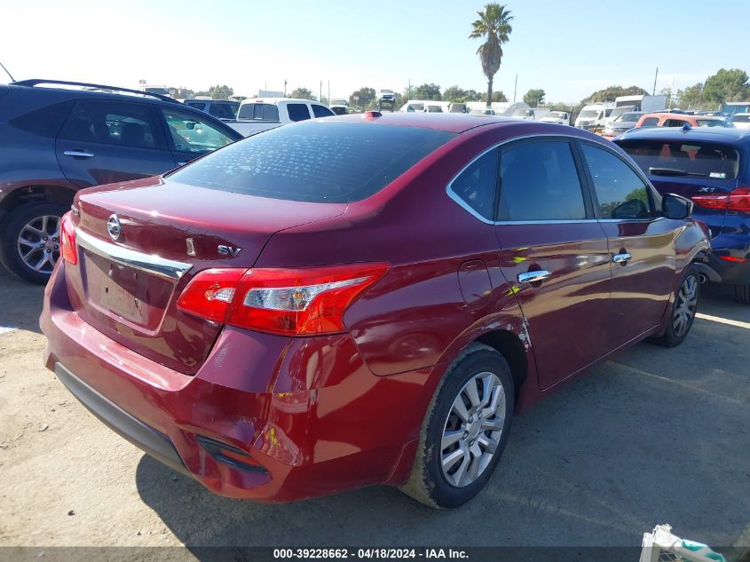 2017 Nissan Sentra Sv VIN: 3N1AB7AP6HY401947 Lot: 39252087