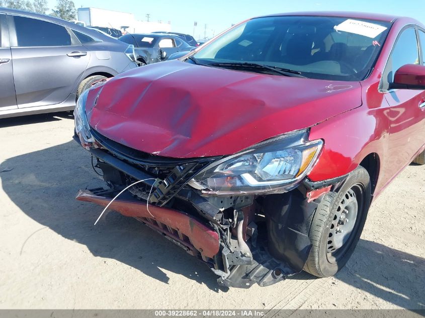 2017 Nissan Sentra Sv VIN: 3N1AB7AP6HY401947 Lot: 39252087