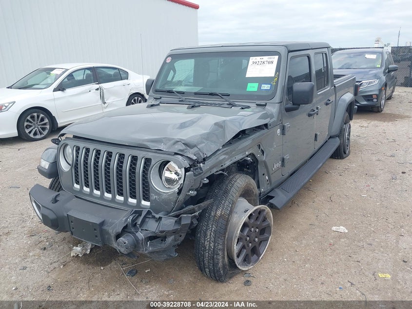 VIN 1C6HJTFG6PL547392 2023 JEEP GLADIATOR OVERLAND