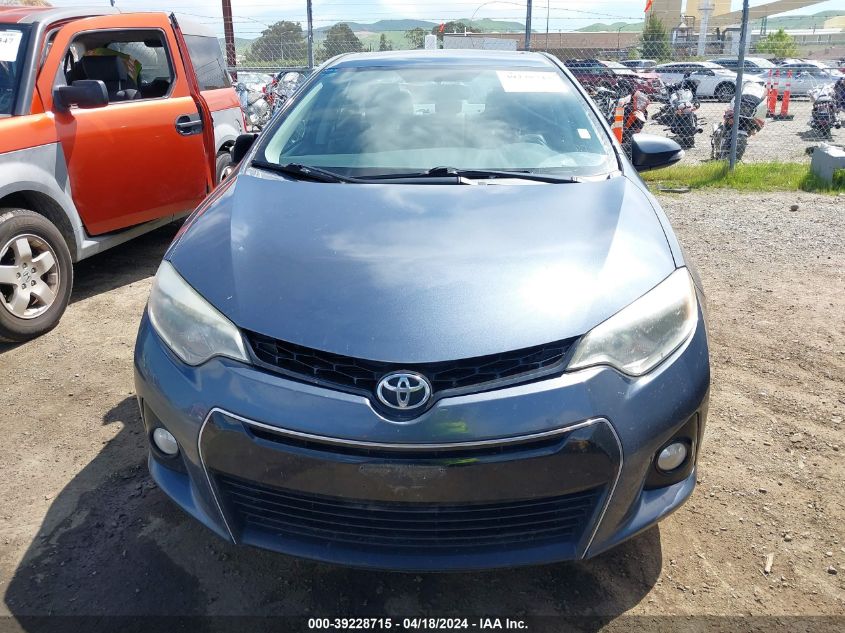 2014 Toyota Corolla S Plus VIN: 5YFBURHEXEP092507 Lot: 39254491