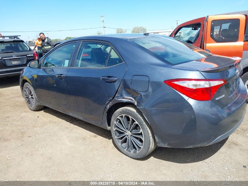 2014 Toyota Corolla S Plus VIN: 5YFBURHEXEP092507 Lot: 39254491