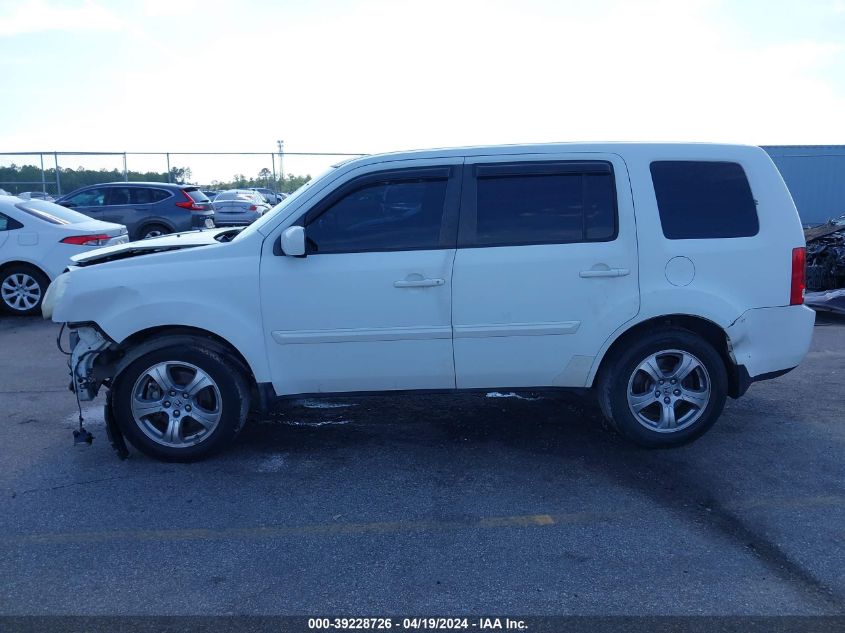 2012 Honda Pilot Ex-L VIN: 5FNYF4H66CB079861 Lot: 39228726