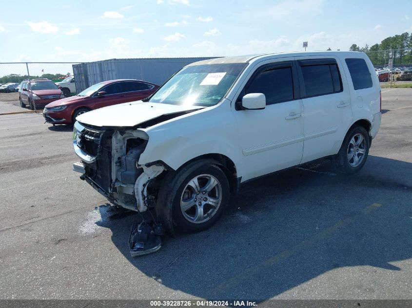 2012 Honda Pilot Ex-L VIN: 5FNYF4H66CB079861 Lot: 39228726
