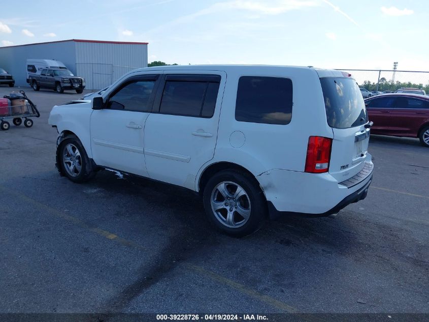 2012 Honda Pilot Ex-L VIN: 5FNYF4H66CB079861 Lot: 39228726