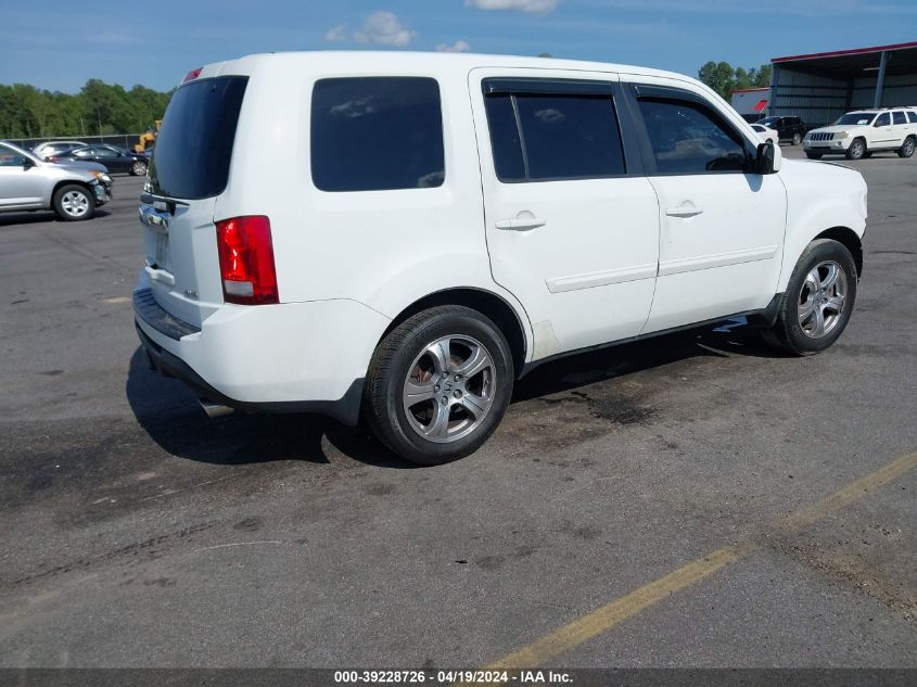 2012 Honda Pilot Ex-L VIN: 5FNYF4H66CB079861 Lot: 39228726