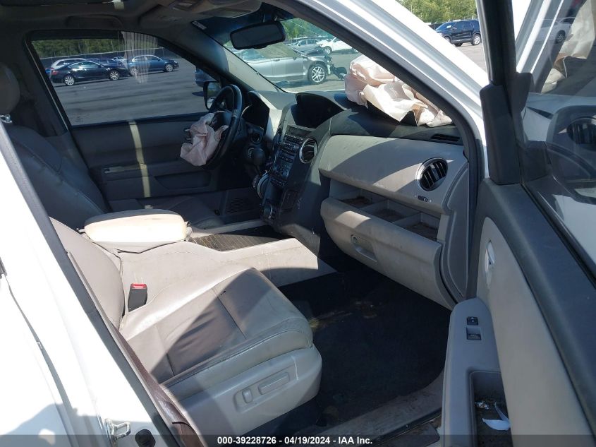 2012 Honda Pilot Ex-L VIN: 5FNYF4H66CB079861 Lot: 39228726