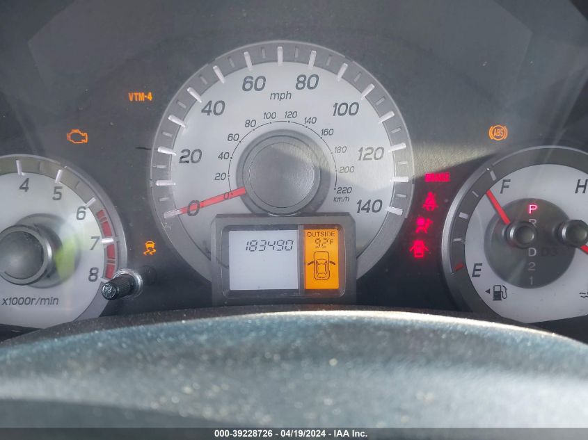 2012 Honda Pilot Ex-L VIN: 5FNYF4H66CB079861 Lot: 39228726