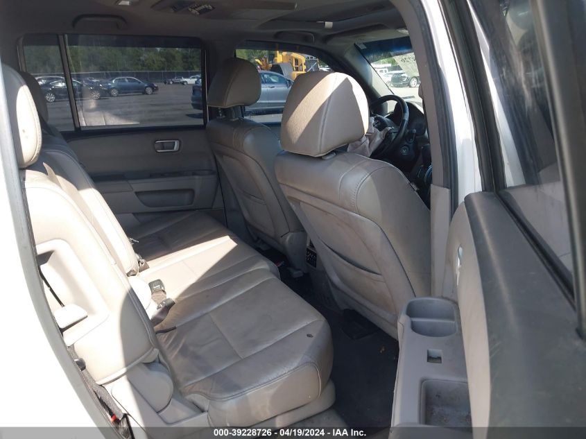 2012 Honda Pilot Ex-L VIN: 5FNYF4H66CB079861 Lot: 39228726