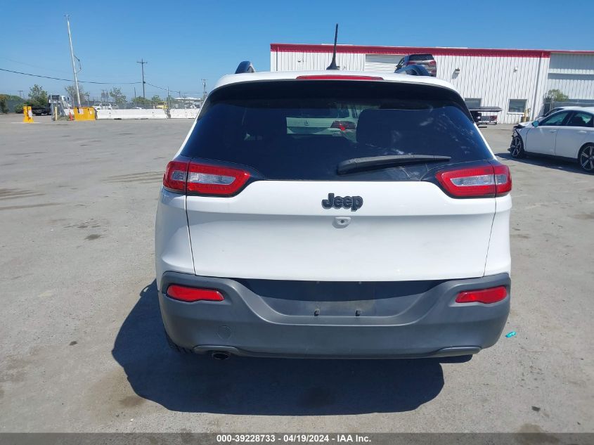 2016 Jeep Cherokee Sport VIN: 1C4PJMAB1GW374921 Lot: 39228733