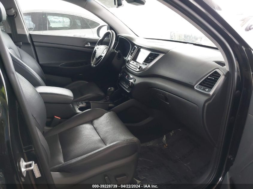 2017 Hyundai Tucson Limited VIN: KM8J33A21HU355921 Lot: 39228739