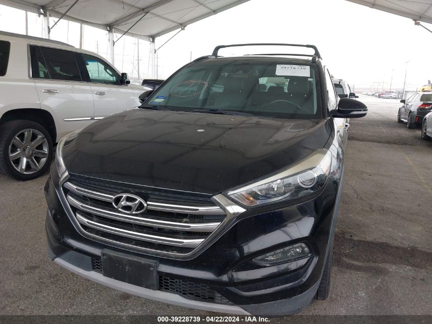 2017 Hyundai Tucson Limited VIN: KM8J33A21HU355921 Lot: 39228739