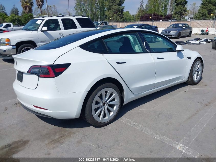 2023 Tesla Model 3 Rear-Wheel Drive VIN: 5YJ3E1EA8PF452036 Lot: 39228767