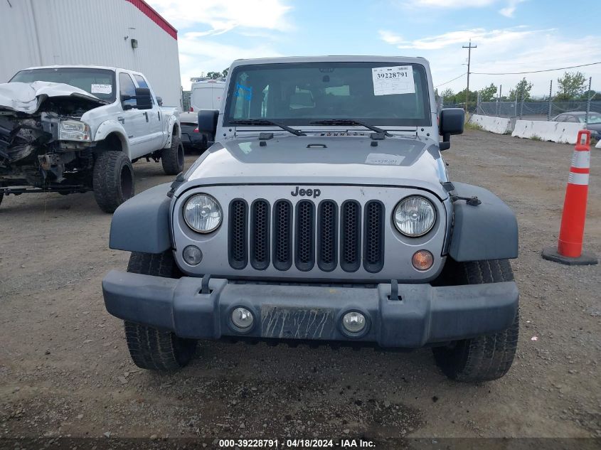 2018 Jeep Wrangler Jk Sport S 4X4 VIN: 1C4GJWAG1JL924019 Lot: 39251425