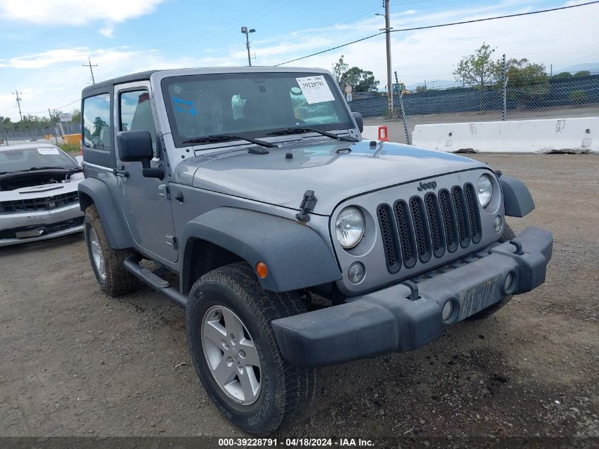 2018 Jeep Wrangler Jk Sport S 4X4 VIN: 1C4GJWAG1JL924019 Lot: 39251425