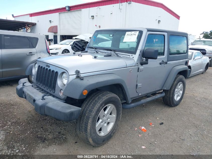 2018 Jeep Wrangler Jk Sport S 4X4 VIN: 1C4GJWAG1JL924019 Lot: 39251425