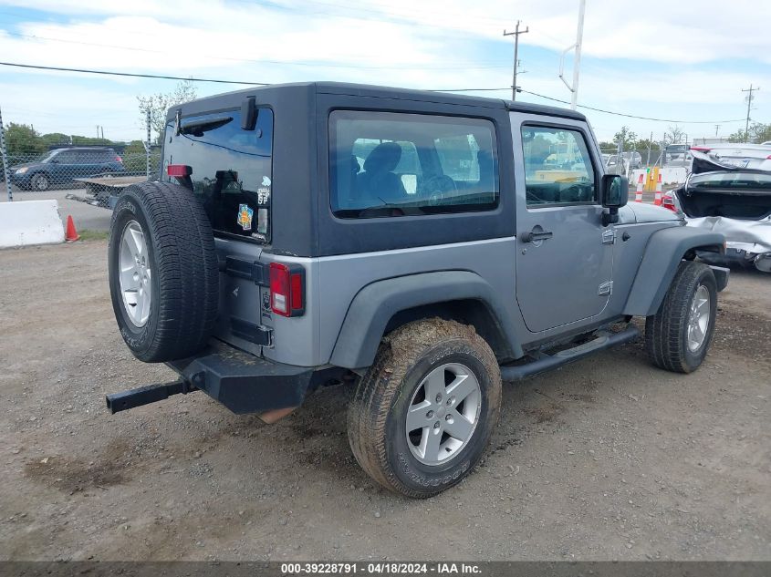 2018 Jeep Wrangler Jk Sport S 4X4 VIN: 1C4GJWAG1JL924019 Lot: 39251425