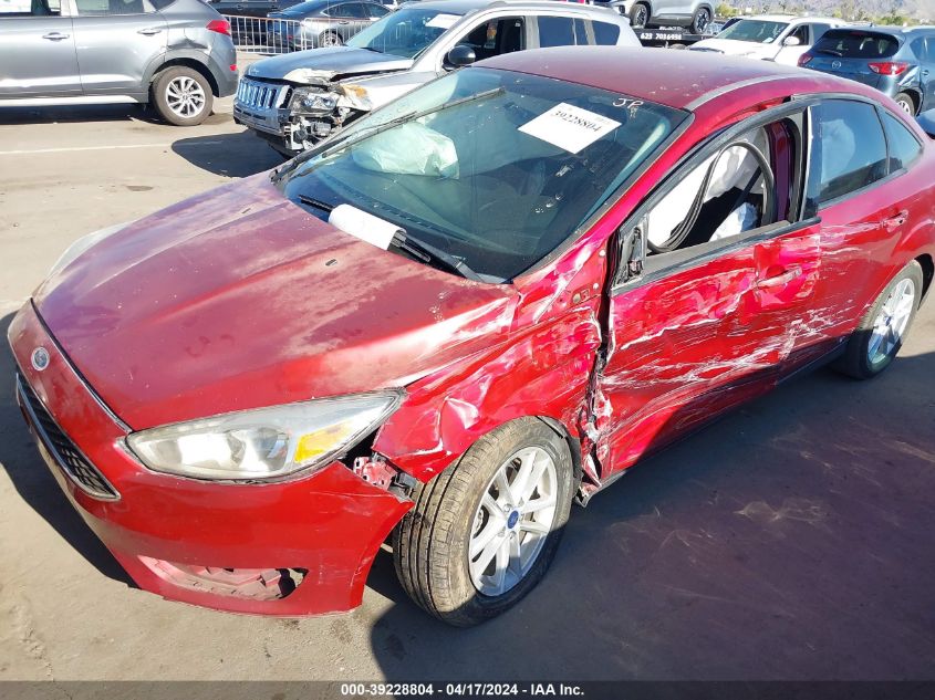 2017 Ford Focus Se VIN: 1FADP3F24HL255161 Lot: 40730883