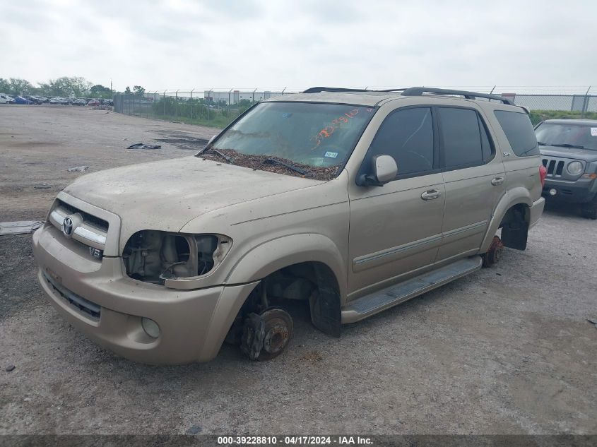 2006 Toyota Sequoia Sr5 V8 VIN: 5TDZT34A86S272126 Lot: 39228810