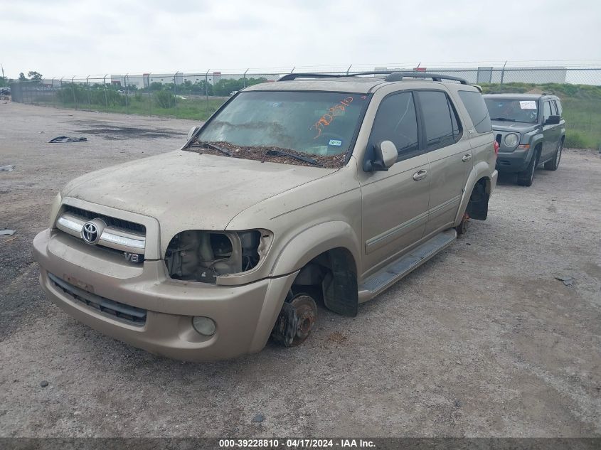 2006 Toyota Sequoia Sr5 V8 VIN: 5TDZT34A86S272126 Lot: 39228810