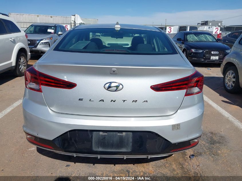 2019 Hyundai Elantra Sel VIN: 5NPD84LF5KH407562 Lot: 39228816