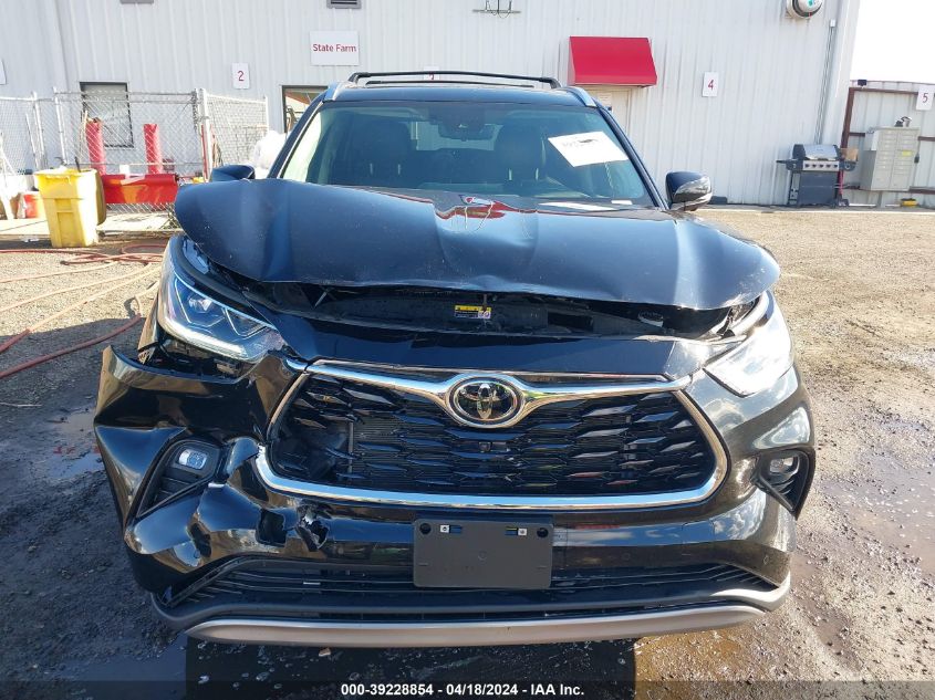 2023 Toyota Highlander Platinum VIN: 5TDKDRBH3PS520009 Lot: 39255595