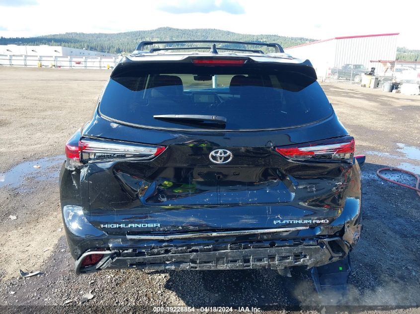 2023 Toyota Highlander Platinum VIN: 5TDKDRBH3PS520009 Lot: 39255595