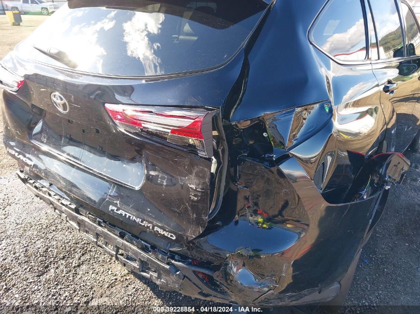 2023 Toyota Highlander Platinum VIN: 5TDKDRBH3PS520009 Lot: 39255595