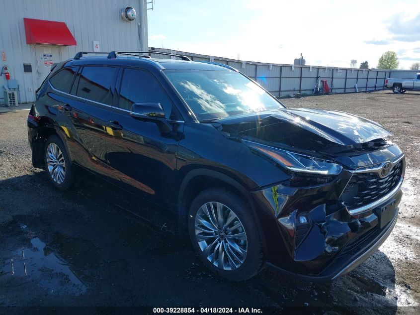 2023 Toyota Highlander Platinum VIN: 5TDKDRBH3PS520009 Lot: 39255595