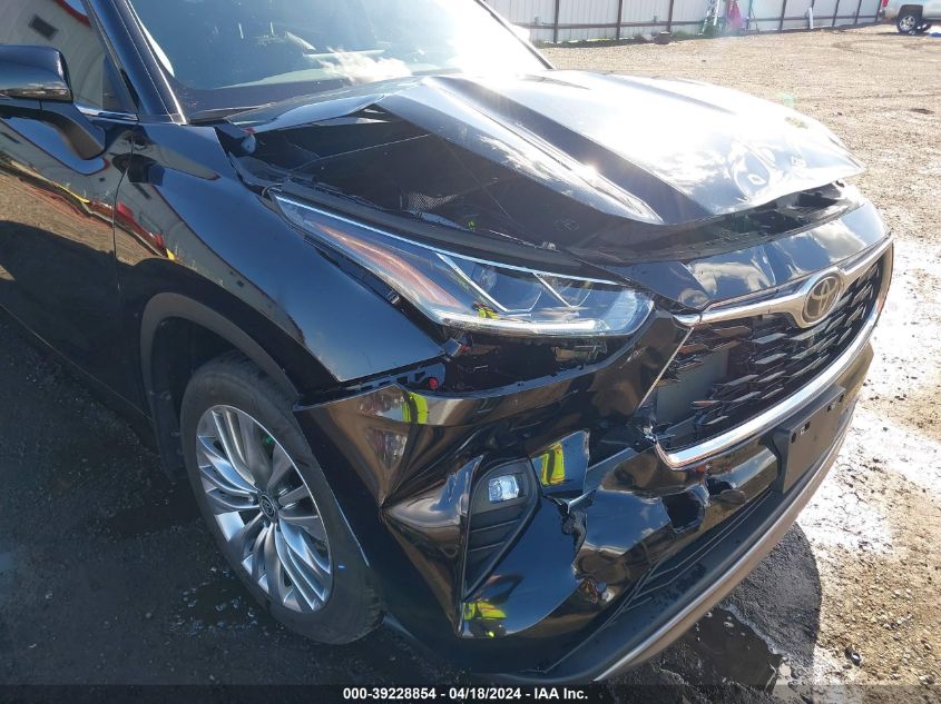 2023 Toyota Highlander Platinum VIN: 5TDKDRBH3PS520009 Lot: 39255595