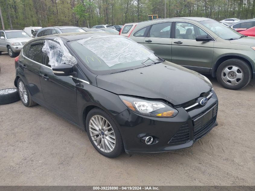 2014 Ford Focus Titanium VIN: 1FADP3N26EL320377 Lot: 43651894