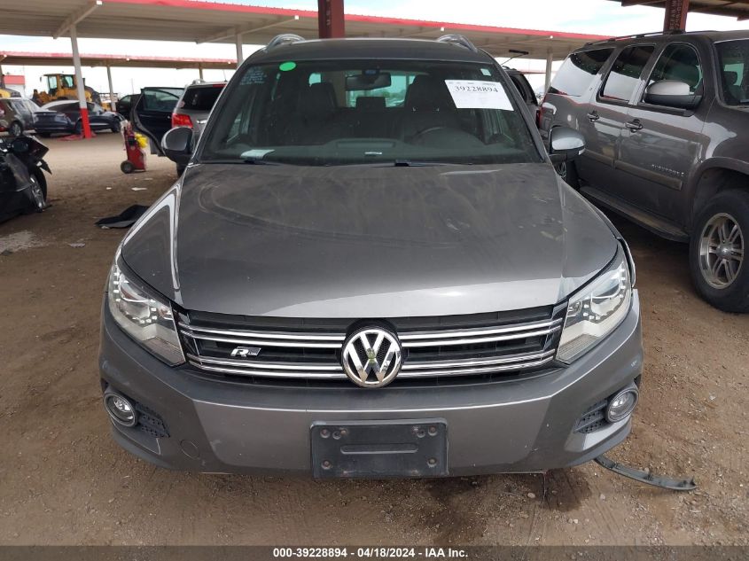 2014 Volkswagen Tiguan R-Line VIN: WVGBV3AX8EW106848 Lot: 39228894