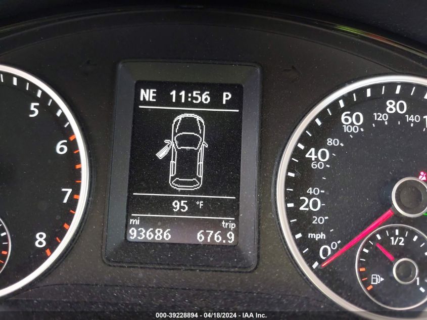 2014 Volkswagen Tiguan R-Line VIN: WVGBV3AX8EW106848 Lot: 39228894