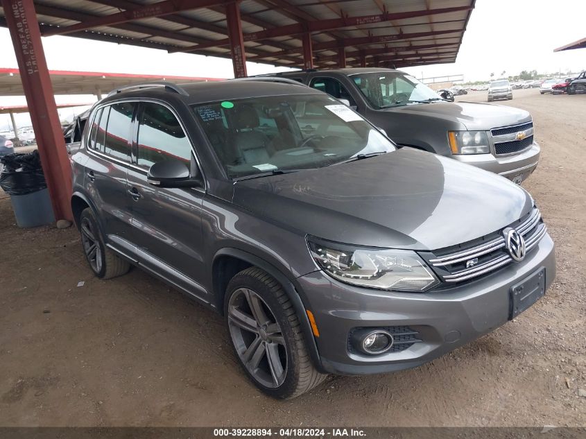 2014 Volkswagen Tiguan R-Line VIN: WVGBV3AX8EW106848 Lot: 39228894