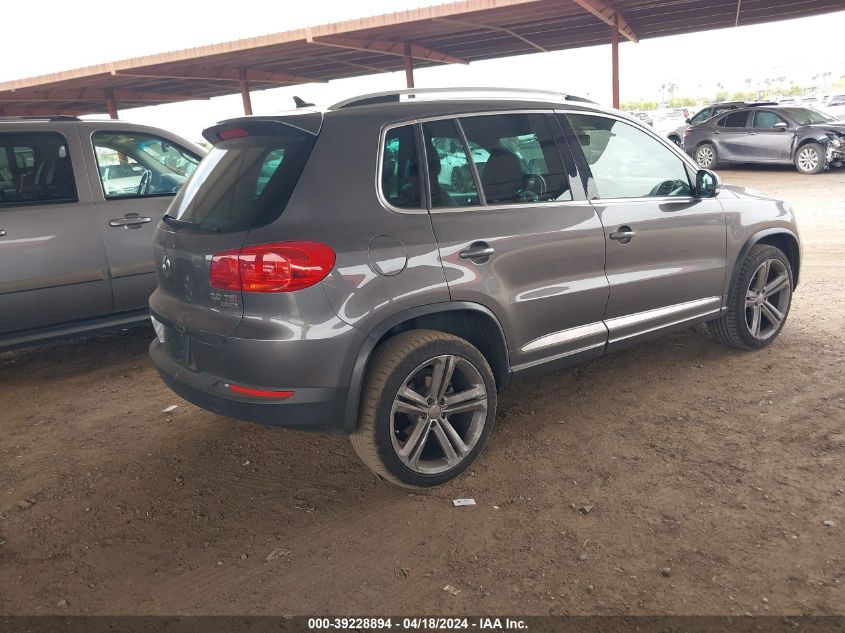 2014 Volkswagen Tiguan R-Line VIN: WVGBV3AX8EW106848 Lot: 39228894