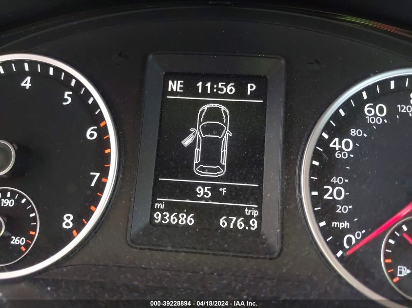 2014 Volkswagen Tiguan R-Line VIN: WVGBV3AX8EW106848 Lot: 39228894