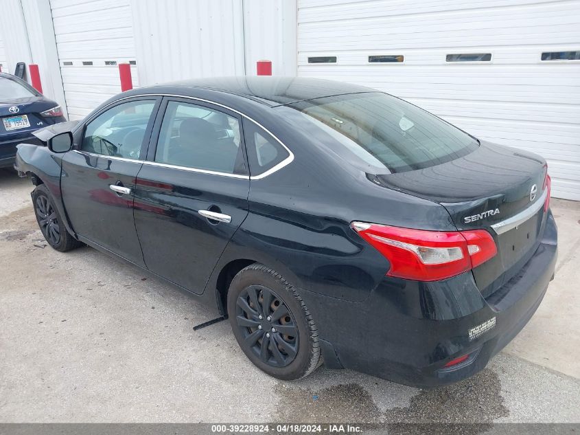 2016 Nissan Sentra S VIN: 3N1AB7AP2GY254511 Lot: 39228924