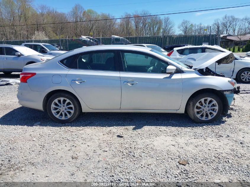 2019 Nissan Sentra Sv VIN: 3N1AB7APXKY451032 Lot: 39253841