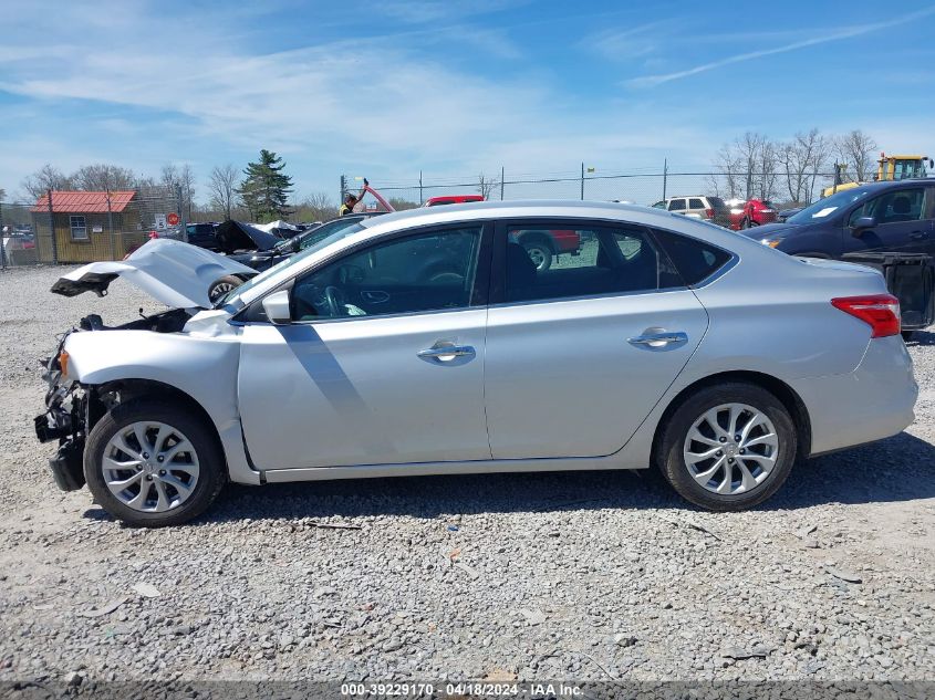 2019 Nissan Sentra Sv VIN: 3N1AB7APXKY451032 Lot: 39253841