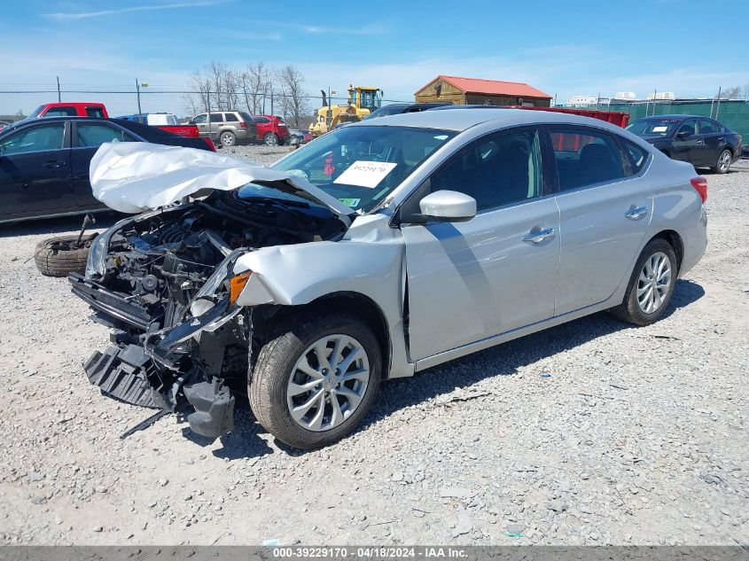 2019 Nissan Sentra Sv VIN: 3N1AB7APXKY451032 Lot: 39253841