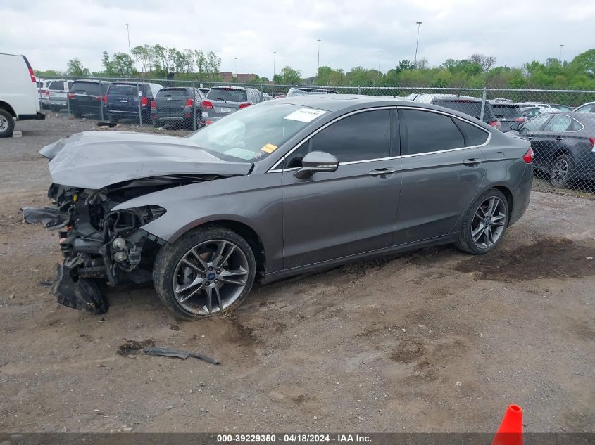 2014 Ford Fusion Titanium VIN: 3FA6P0K96ER251460 Lot: 39229350