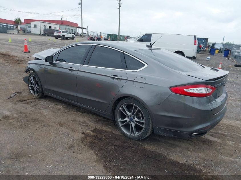 2014 Ford Fusion Titanium VIN: 3FA6P0K96ER251460 Lot: 39229350