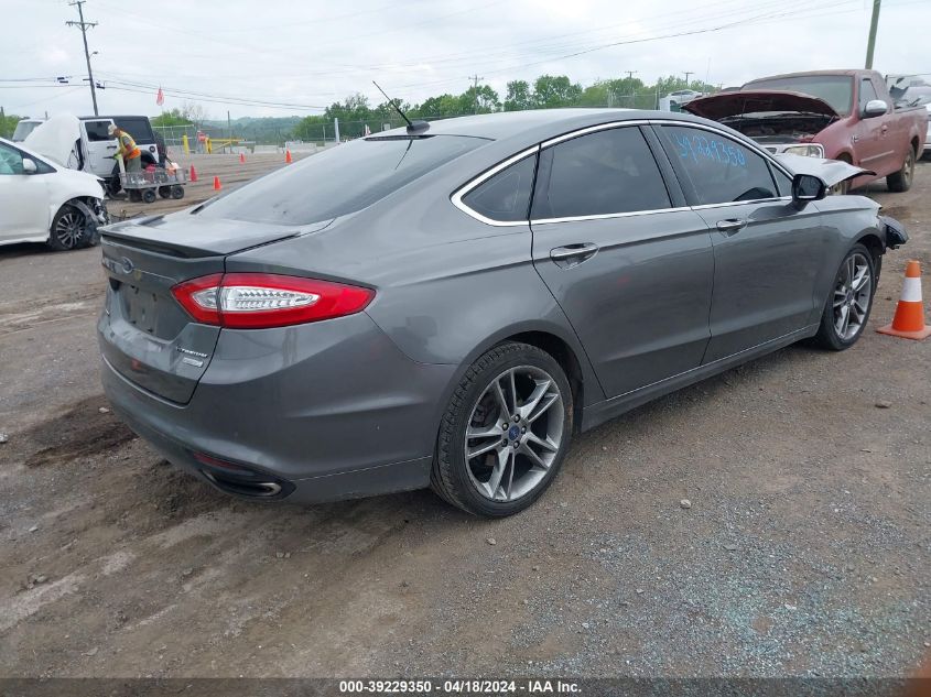 2014 Ford Fusion Titanium VIN: 3FA6P0K96ER251460 Lot: 39229350