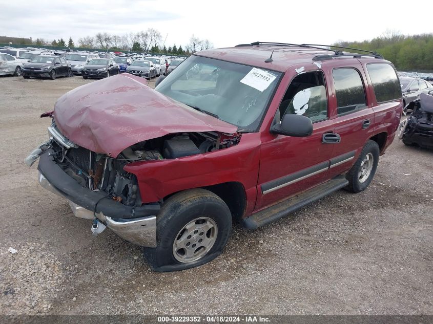 2005 Chevrolet Tahoe Ls VIN: 1GNEC13V15J138830 Lot: 39229352