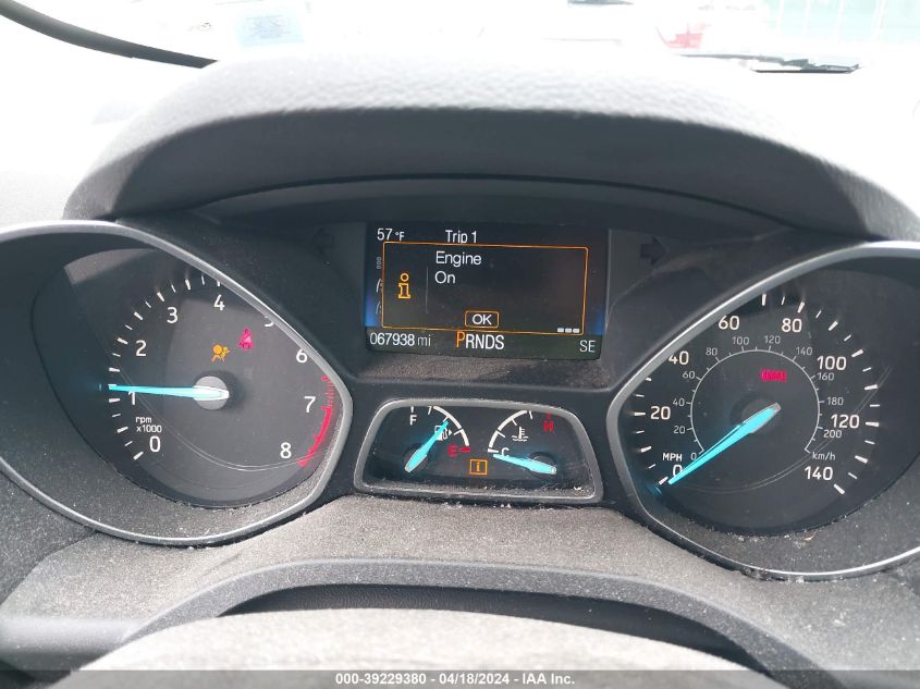 2017 Ford Escape S VIN: 1FMCU0F78HUE20112 Lot: 39229380