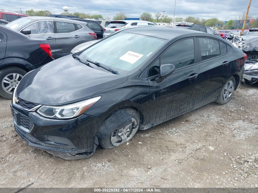 2018 Chevrolet Cruze Ls Auto VIN: 1G1BC5SM7J7124698 Lot: 39229392