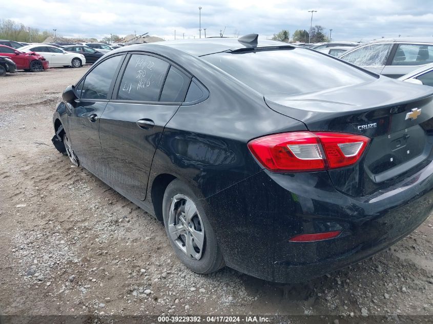 2018 Chevrolet Cruze Ls Auto VIN: 1G1BC5SM7J7124698 Lot: 39229392